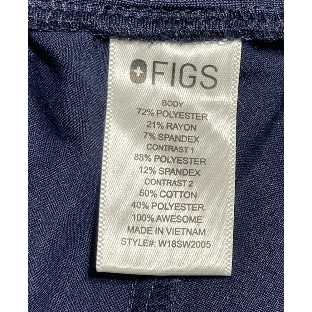 Figs Jogger Scrubs Size Mens Medium Zamora Blue Technical Collection